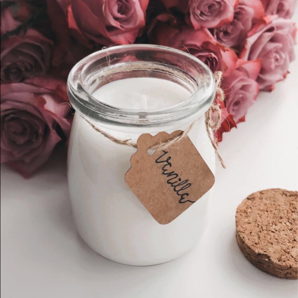 Vanilla Scented Homemade Candle
